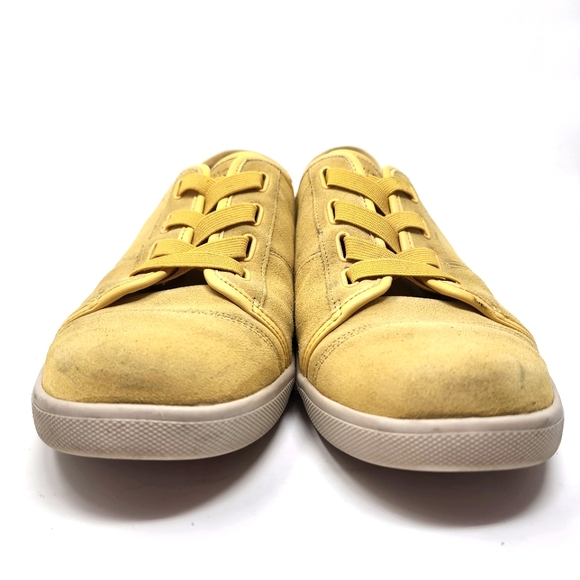 Vionic Jean Suede sneakers - yellow size 9.5 - Picture 8 of 10